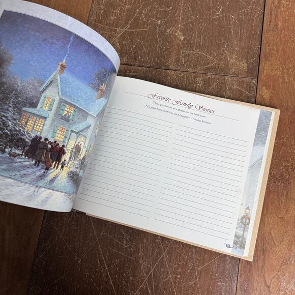 Thomas Kinkade Then and Now Remembering‎ the Generations 1998 UNUSED - Picture 13 of 15